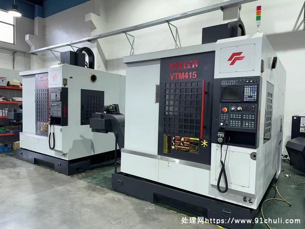 

友嘉VTM415立式铣车复合加工高效高精500MM零件