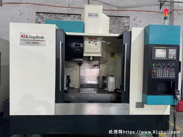

铁王1055L法那克MD加工中心，四轴10000转