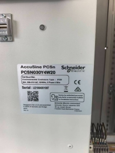 施耐德  AccuSine PCSn 系列有源电力滤波器   型号：PCSN030Y4W20